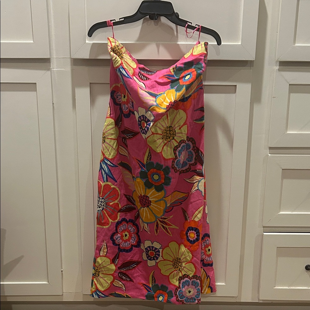 Rachel Zoe Pink and Yellow Floral Dress